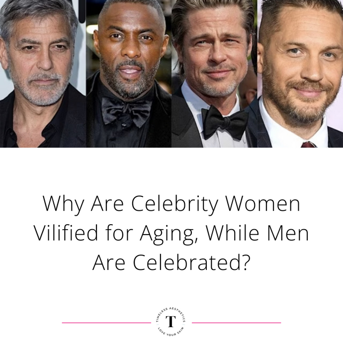 Why Are Celebrity Women Vilified for Aging, While Men Are Celebrated?