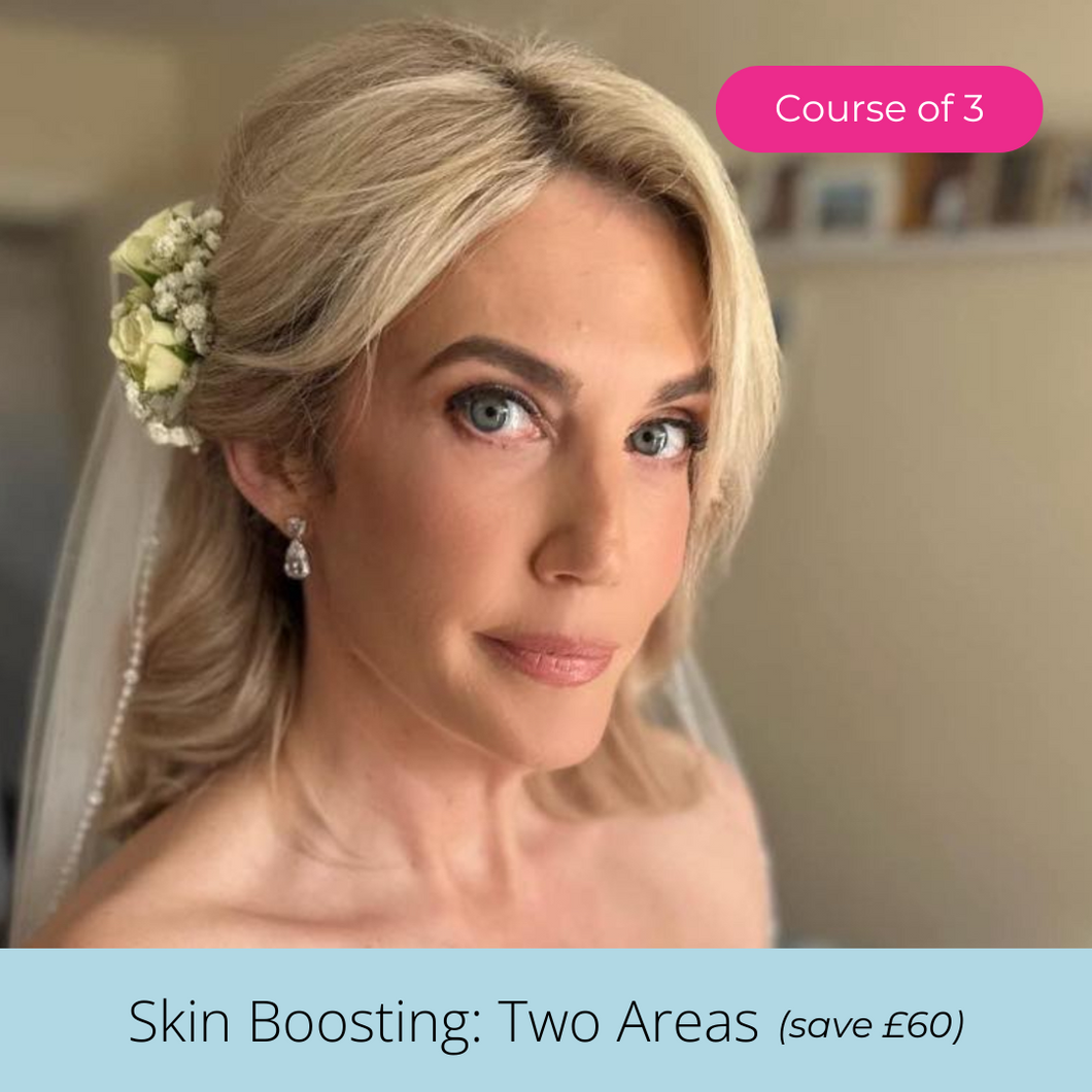 Skin Boosting: 2 Areas (course of 3) SAVE £60!